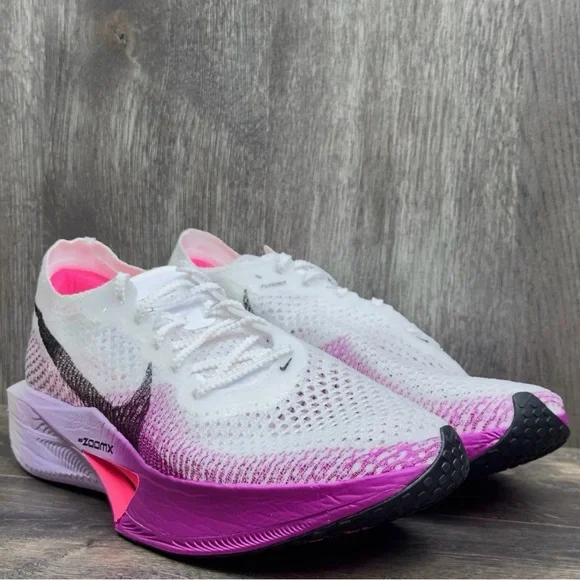 Nike ZoomX 🔥 Vaporfly Next% 3 White Vivid Purple DV4129-104 Men's Size 12 13 NEW - Picture 4 of 15